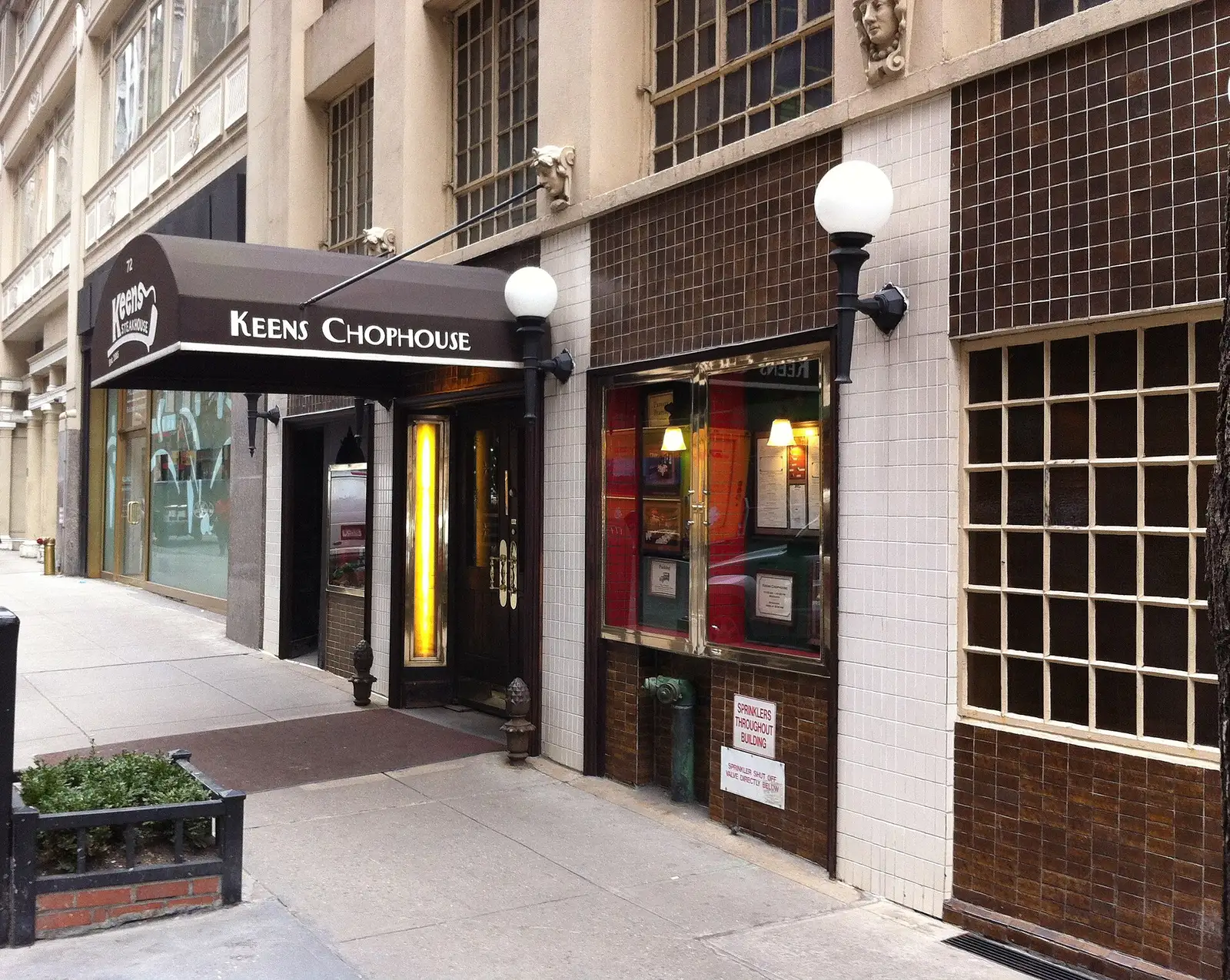 Keens on West 36th Street